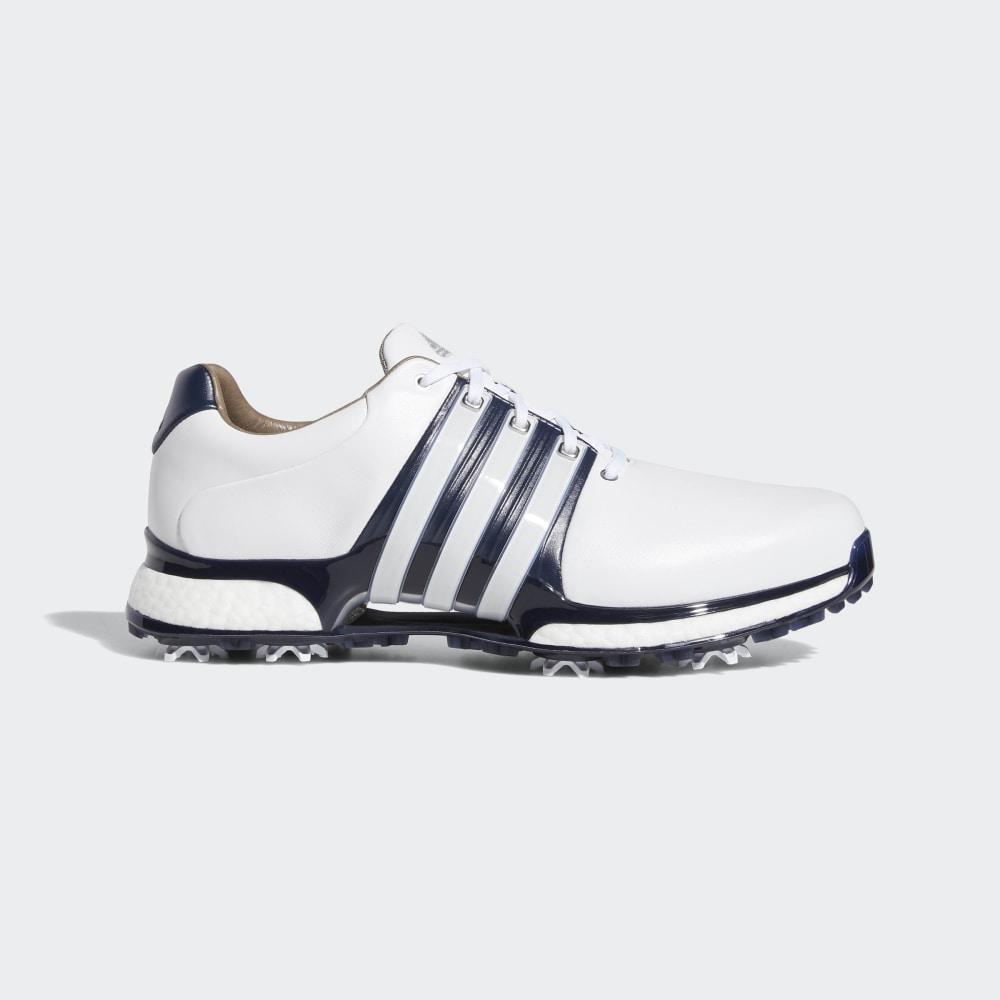 Pantofi Golf Adidas Tour360 XT Barbati Romania - Albi/Bleumarin/Argintii Metal BB7923
